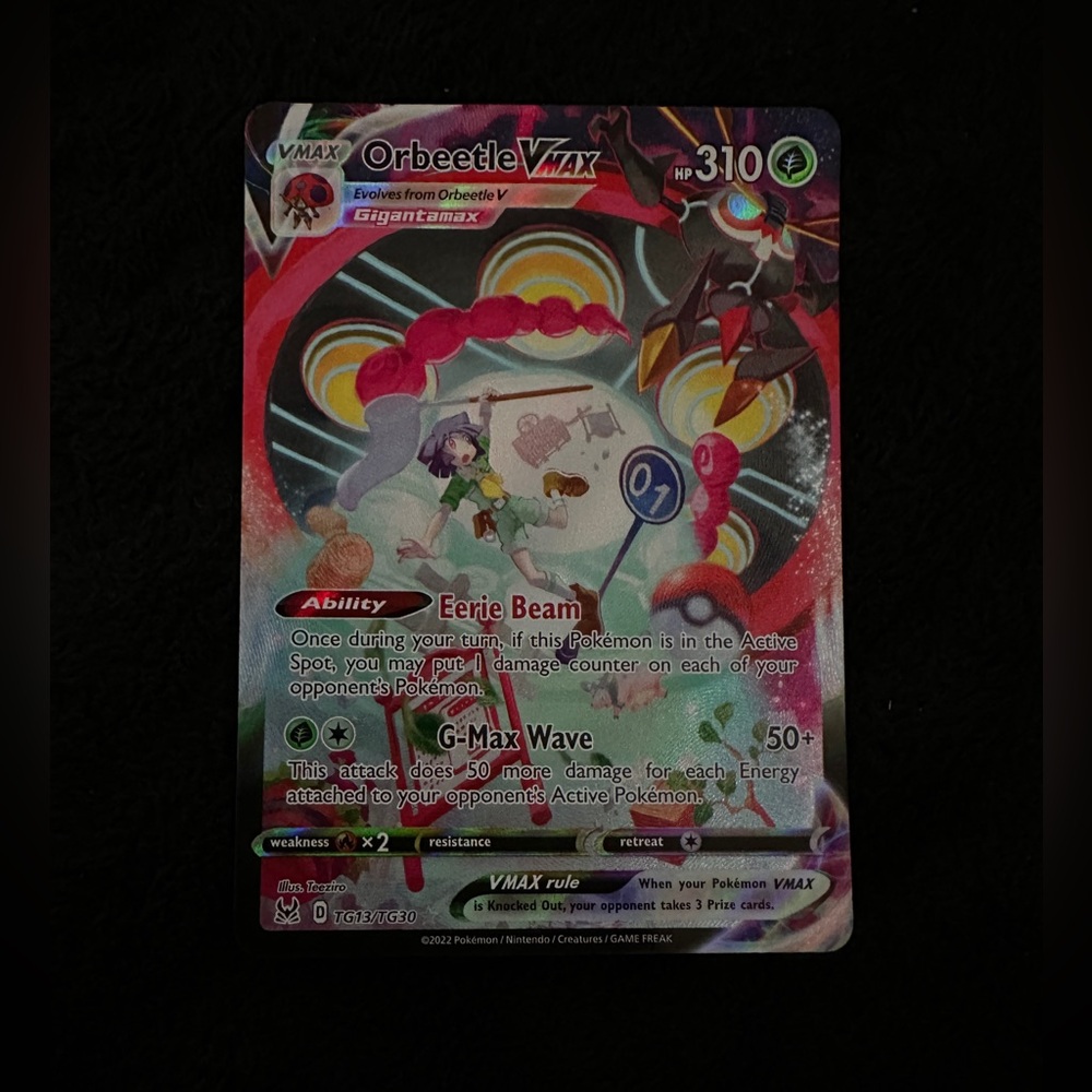 Pokémon TCG Orbeetle VMAX Lost Origin Trainer Gallery TG13/TG30 Holo Ultra Rare